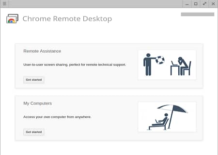 Chrome 远程桌面连接