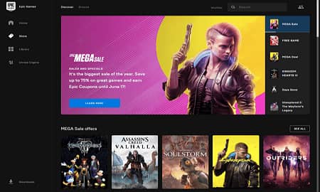 Código de descuento de EpicGames