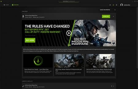 Nvidiaドライバの手動アップデート