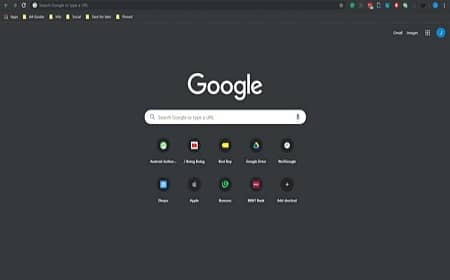 Chế độ tối của Google Chrome