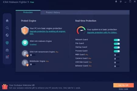 Monitoreo de tiempo real de Malware Fighter