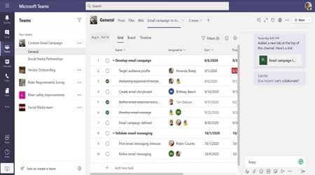 Quản lý dự án Microsoft Teams