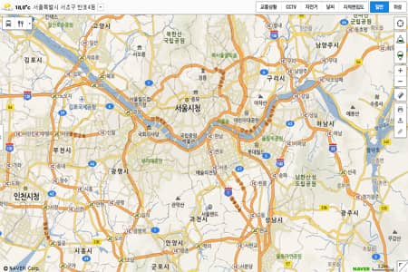 Naver Map Road Search