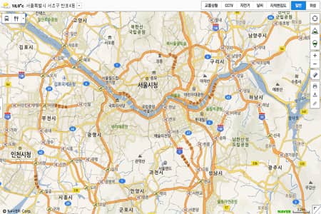 NAVER Map ルートを探す