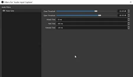 Configuración del micrófono de OBS Studio