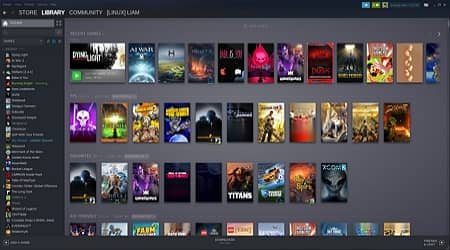 Biblioteca de lanzadores de Steam