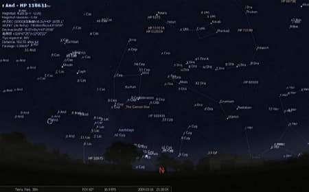 Stellarium 夜空シミュレーション