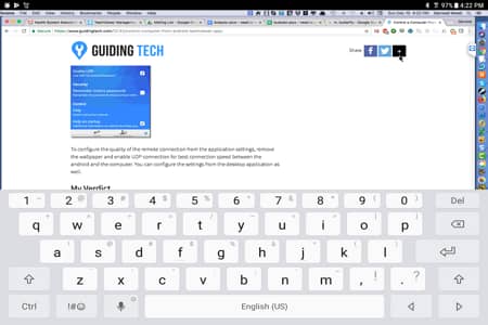 TeamViewer Virtual Keyboard