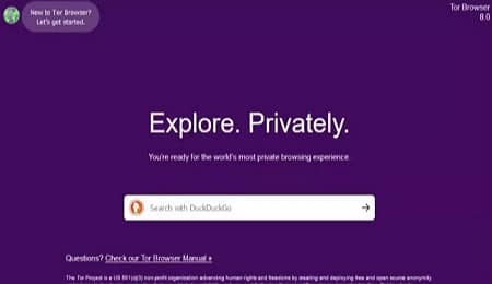 Tor Browser search