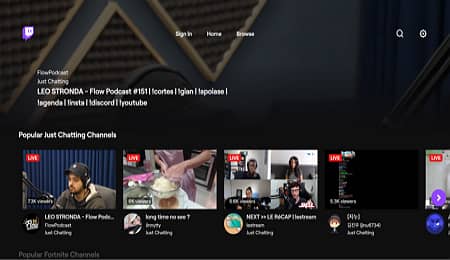 Twitch TV接続