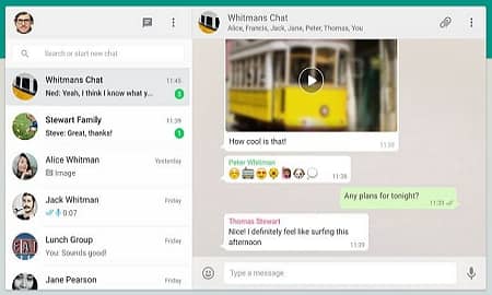 WhatsApp PC แบ่งปัน